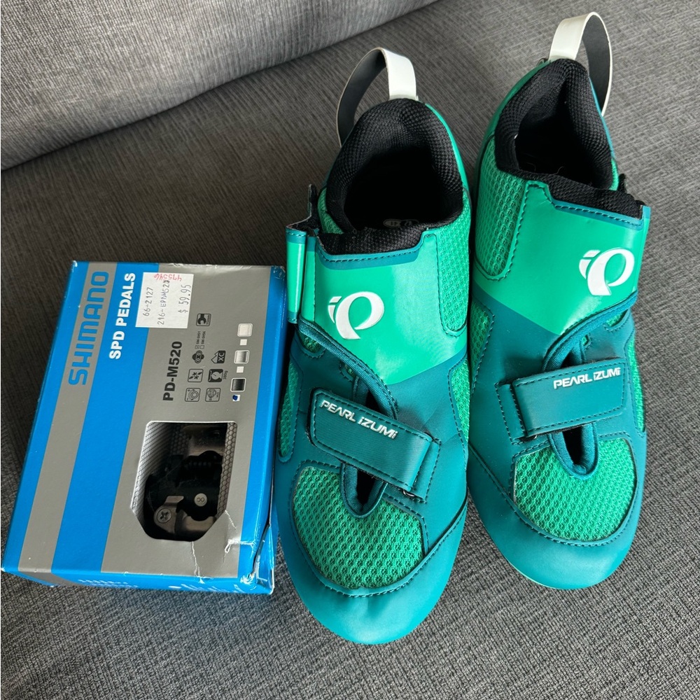 Cycling Shoes + Clips